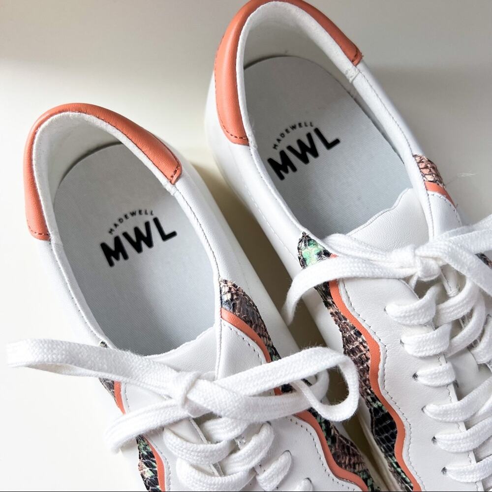Madewell Sidewalk Papacord Sweet Tulip Low Top Sneakers Women’s Size 9.5 Men’s 8 - Picture 7 of 9